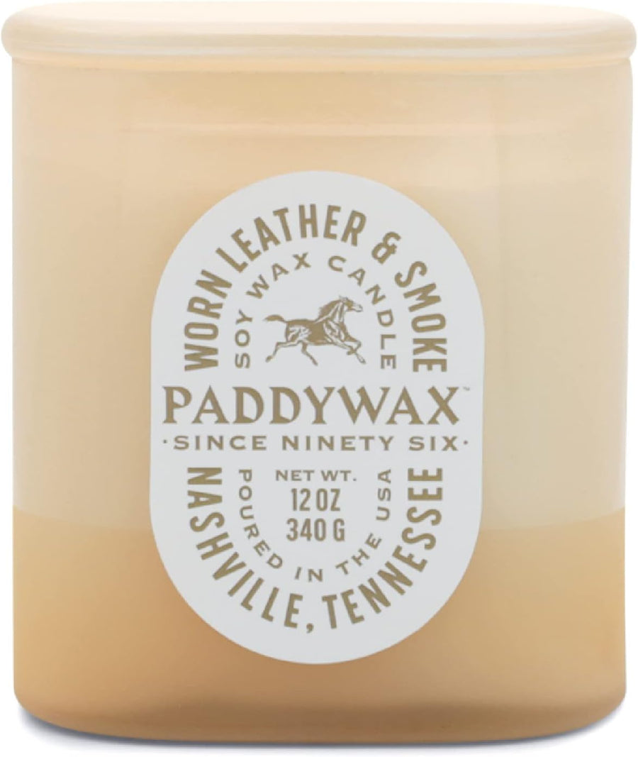Paddywax Vista Collection Worn Leather & Smoke