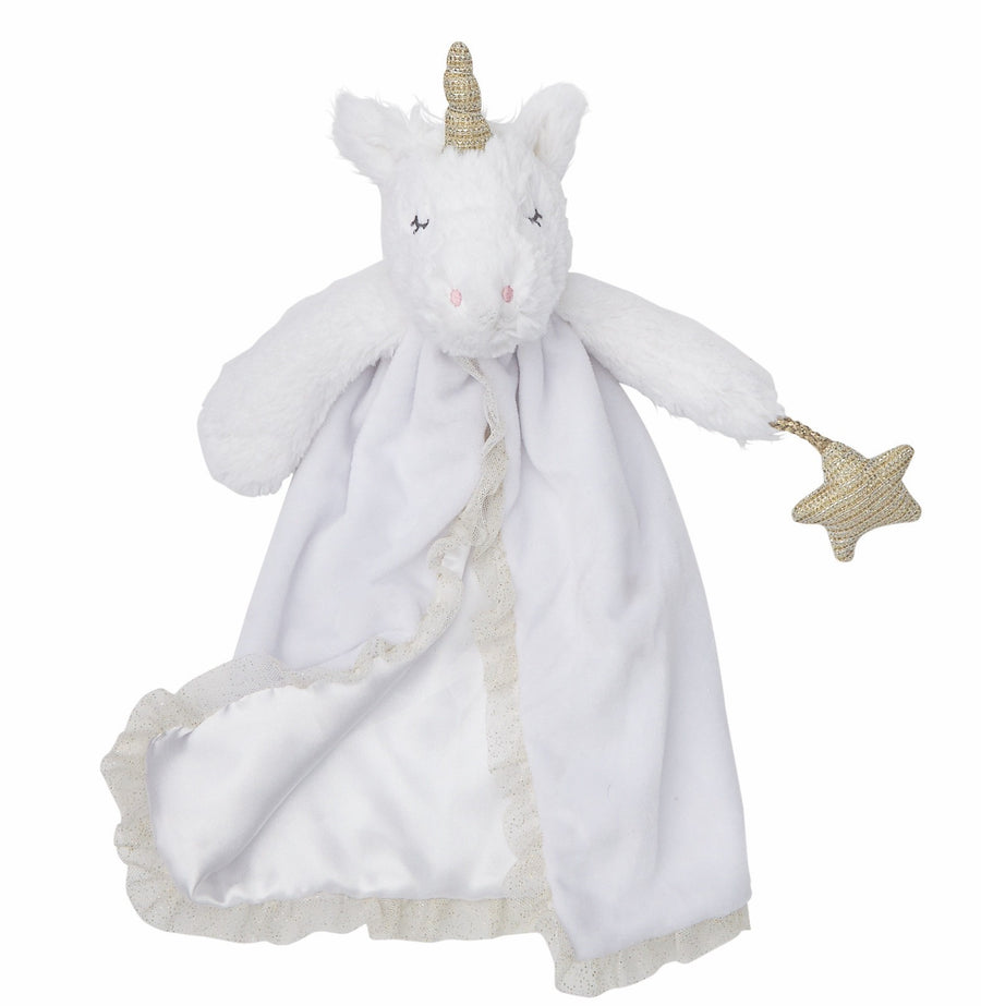 Mud Pie Baby Shimmer Skirted Lovies - Unicorn