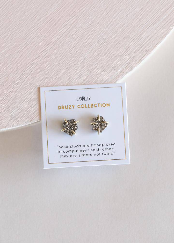 Druzy Stud Earrings