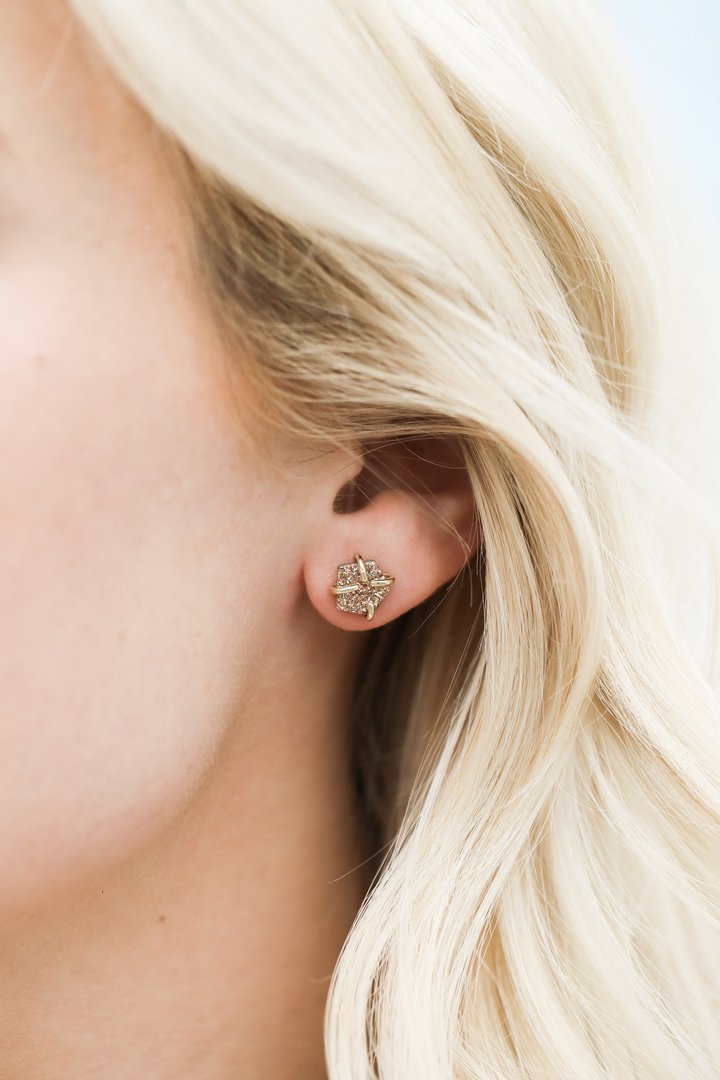 Druzy Stud Earrings