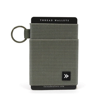 Thread Wallet- Elastic Card Holder GREEN