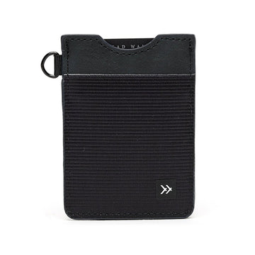 Thread Wallet- Vertical Card Holder BLACK