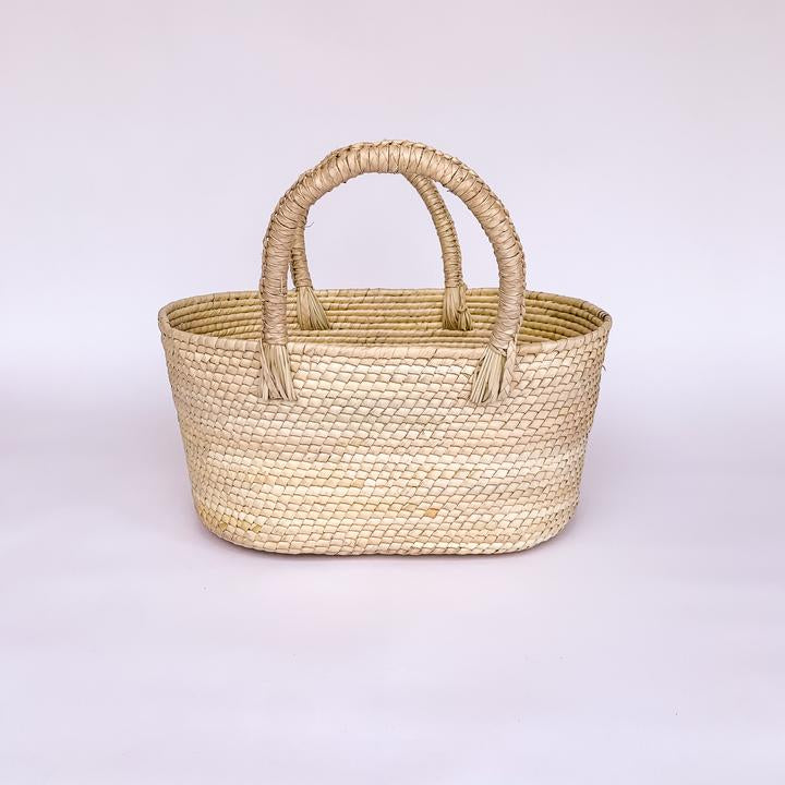 Sunset Straw Basket