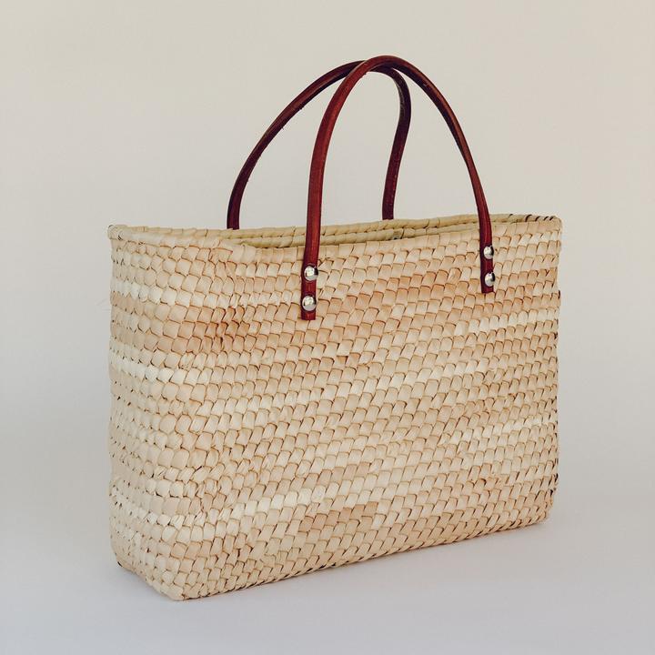 Juniper Straw Market Tote