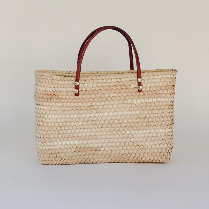 Juniper Straw Market Tote