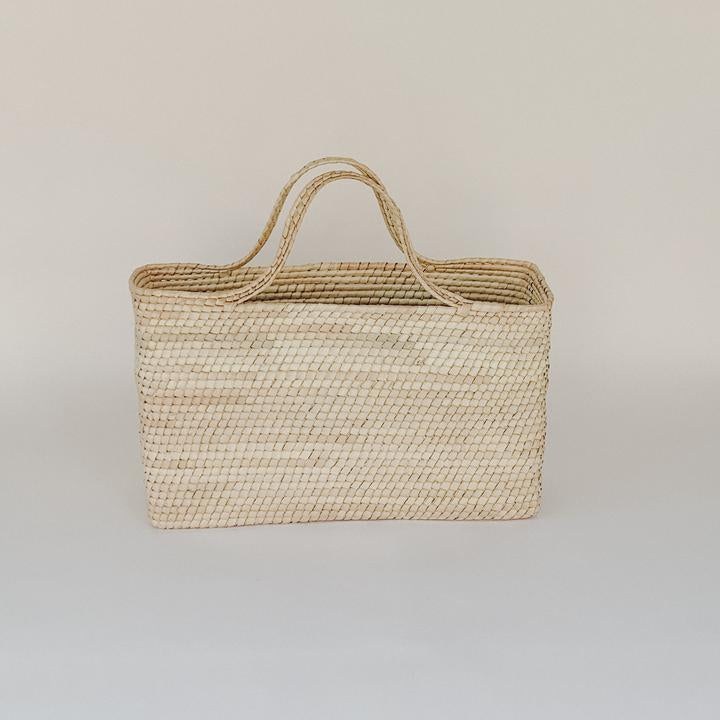 Magnolia Straw Market Tote