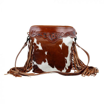 Myra Cowboy Hand-Tooled Bag