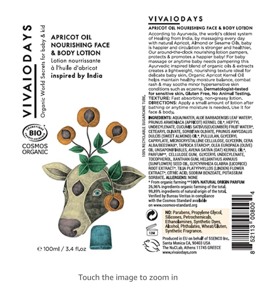 Apricot Oil Nourishing Face and Body Lotion