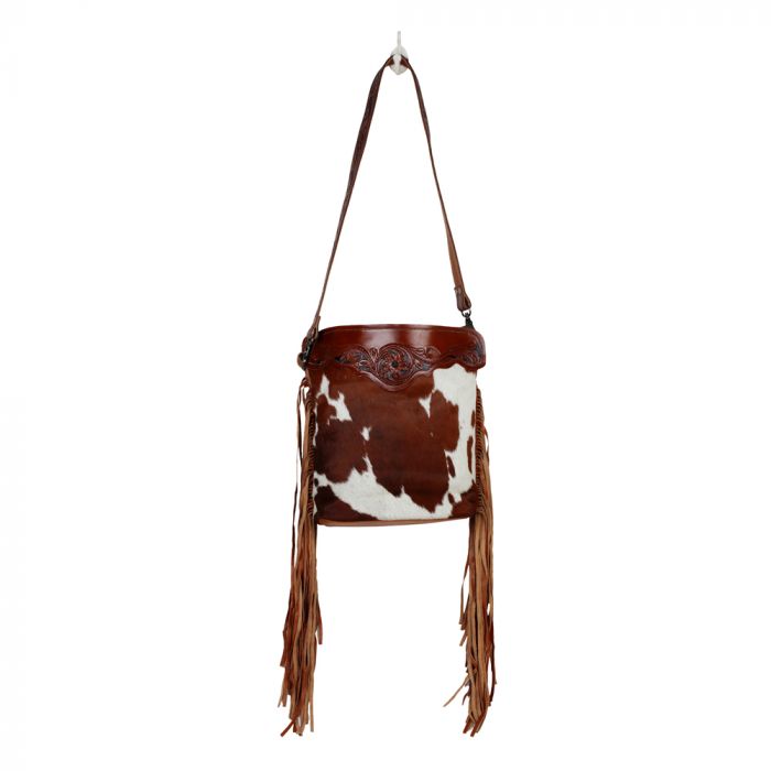 Myra Cowboy Hand-Tooled Bag